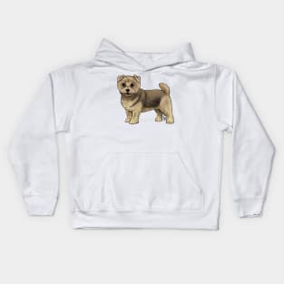 Dog - Norfolk Terrier - Grizzle Kids Hoodie